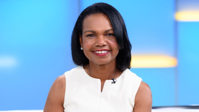 NEW YORK, NEW YORK - SEPTEMBER 10: Former U.S. Secretary of State Condoleeza Rice visits "FOX &amp; Friends" at Fox News Channel Studios on September 10, 2019 in New York City.