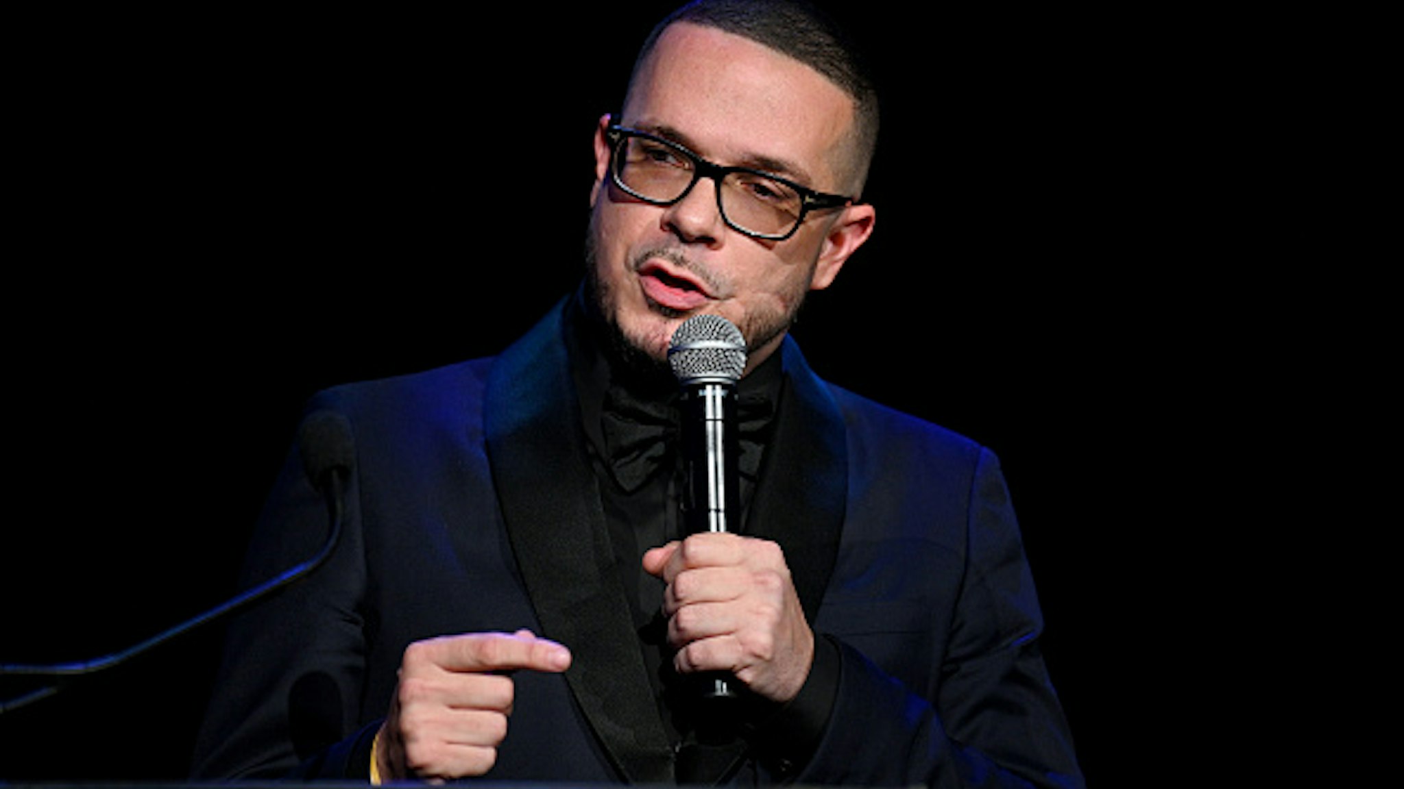 NEW YORK, NEW YORK - SEPTEMBER 12: Shaun King accepts an award onstage during Rihanna's 5th Annual Diamond Ball Benefitting The Clara Lionel Foundation at Cipriani Wall Street on September 12, 2019 in New York City.