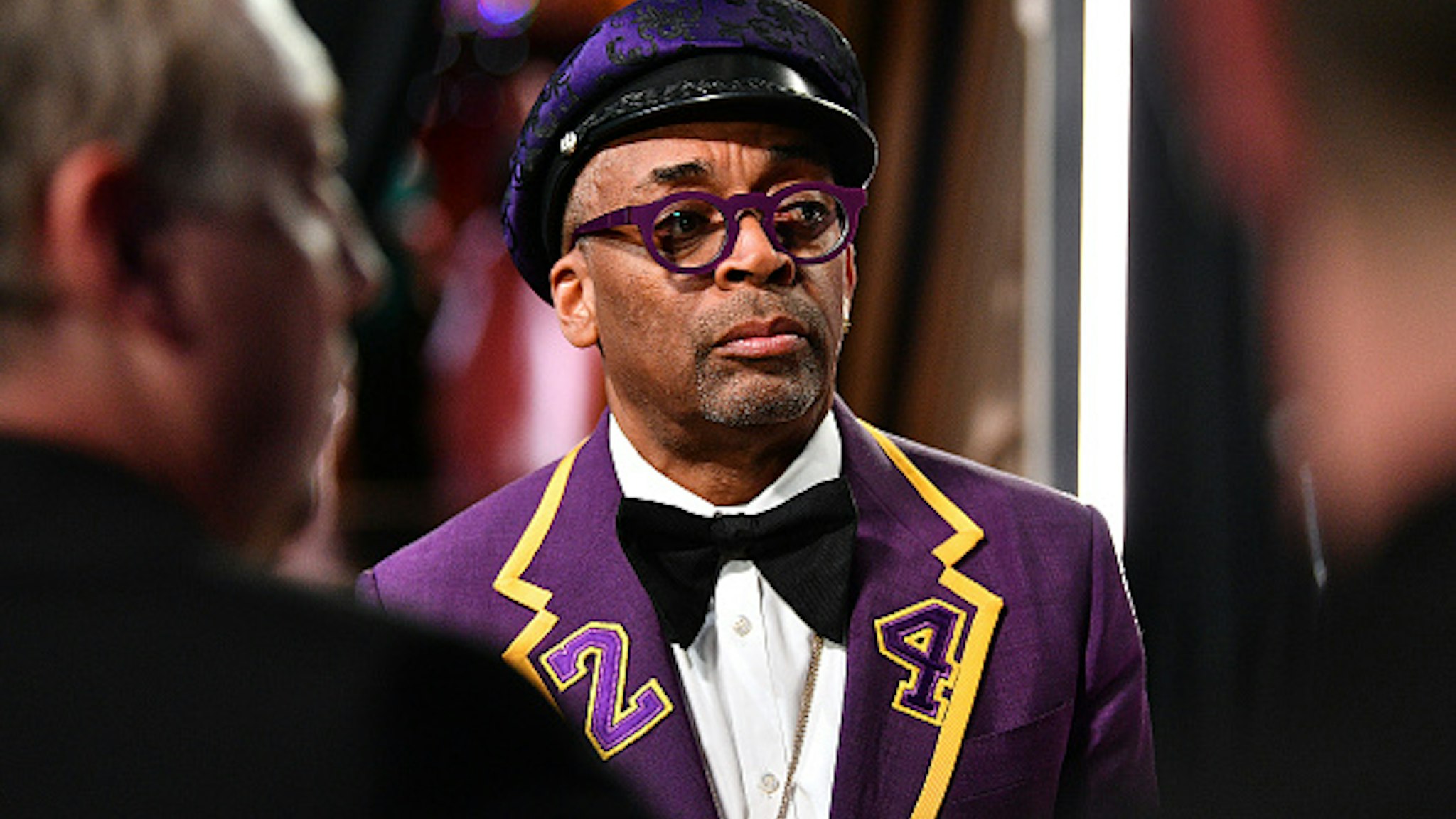 HOLLYWOOD, CALIFORNIA - FEBRUARY 09: In this handout photo provided by A.M.P.A.S. Spike Lee stands backstage during the 92nd Annual Academy Awards at the Dolby Theatre on February 09, 2020 in Hollywood, California.