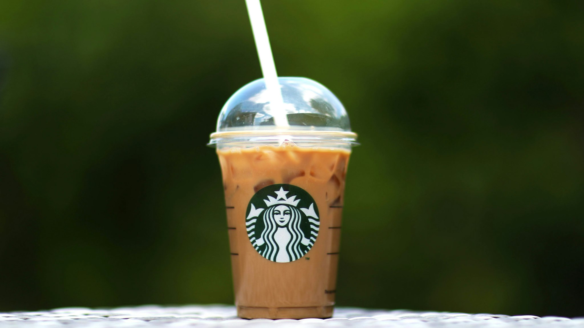 SOUTHAMPTON, ENGLAND - MAY 15: A photo illustration of a beverage from Starbucks in Hedge End, Southampton after the store reopens for take away on May 15, 2020 in Southampton, England . The prime minister announced the general contours of a phased exit from the current lockdown, adopted nearly two months ago in an effort curb the spread of Covid-19.