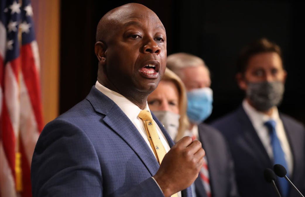 ‘Most Outrageous, Sinful Comment’: Scott Blasts Pelosi For Accusing Senate GOP Of Trying To Get Away With Floyd’s Murder