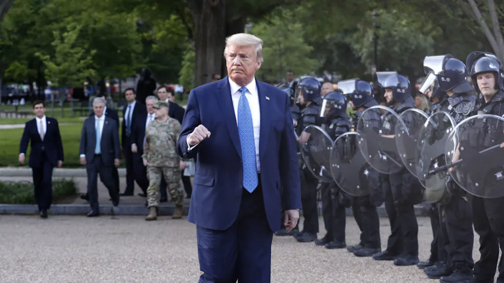 Police Say ‘Pepper Balls’ Were Deployed On Monday; Team Trump Demands Retraction Of ‘Tear Gas’ Claims