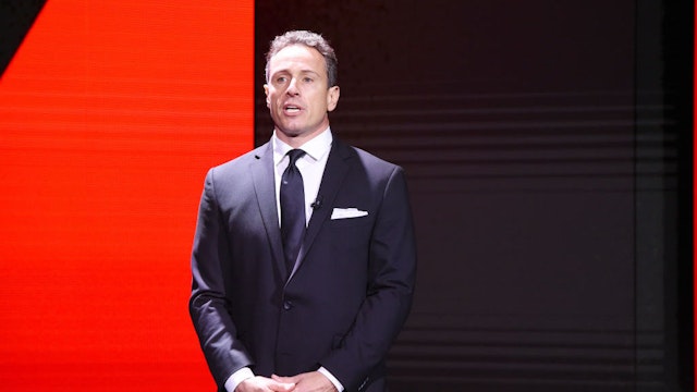 NEW YORK, NEW YORK - MAY 15: Chris Cuomo of CNN‚Äôs Cuomo Prime Time speaks onstage during the WarnerMedia Upfront 2019 show at The Theater at Madison Square Garden on May 15, 2019 in New York City. 602140 (Photo by Kevin Mazur/Getty Images for WarnerMedia)