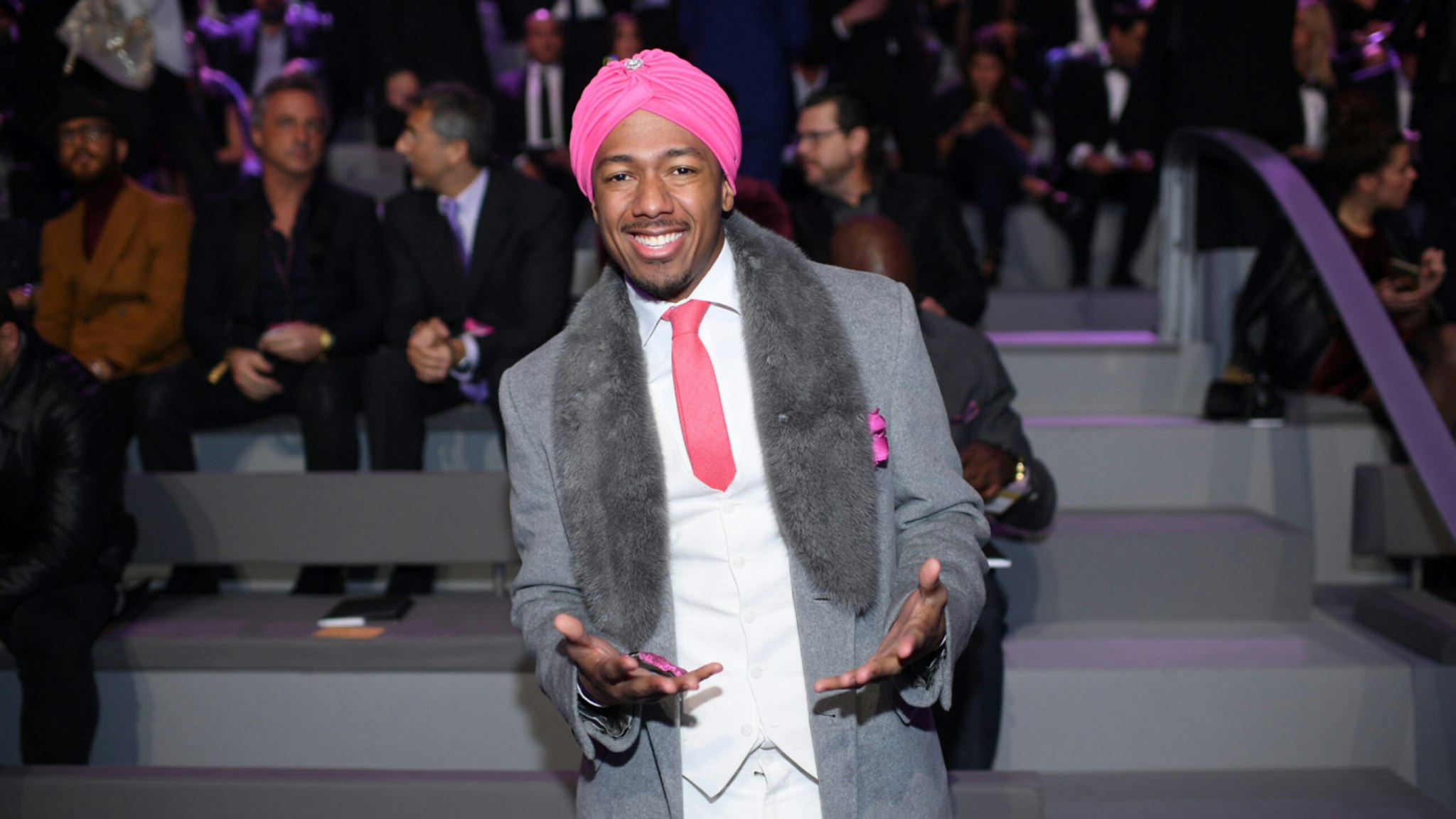 Nick Cannon attends the 2016 Victoria's Secret Fashion Show on November 30, 2016 in Paris, France.