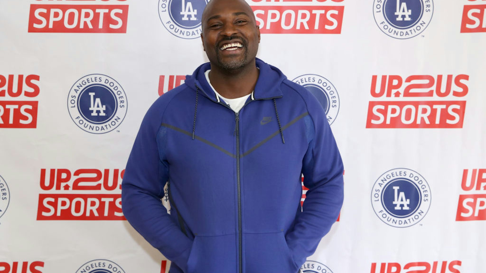 Marcellus Wiley attends Trauma-Sensitive Training for Sports Coaches in LA at Jesse Owens Recreation Center on May 23, 2019 in Los Angeles, California.