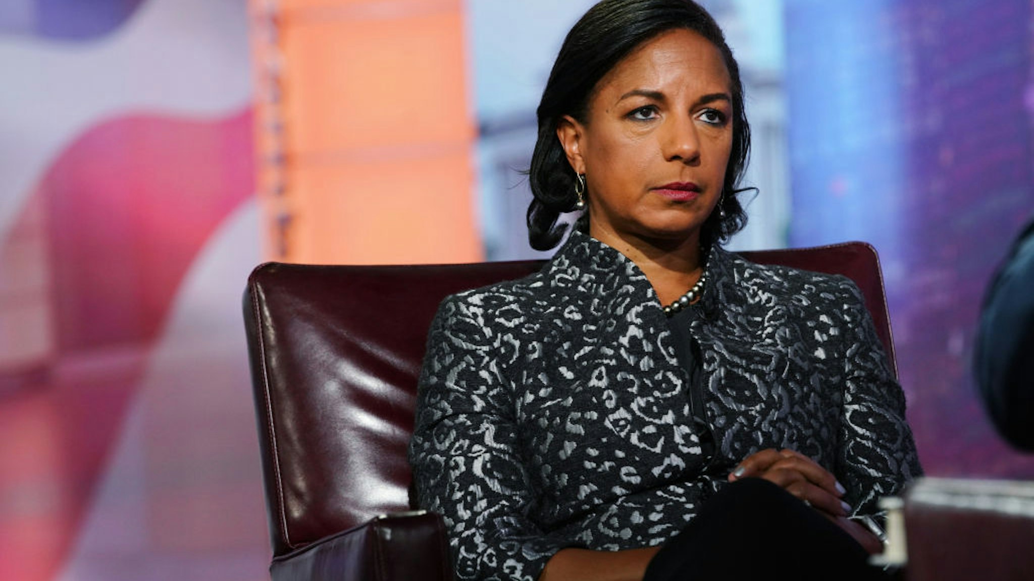 Susan Rice, former U.S. national security advisor, listens during a Bloomberg Television interview in New York, U.S., on Tuesday, Oct. 8, 2019.