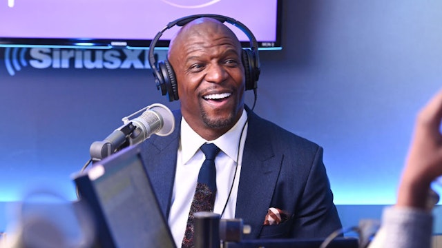 Terry Crews visits 'Heather B. Live' with Heather B. at the SiriusXM Studios on January 23, 2020 in New York City.