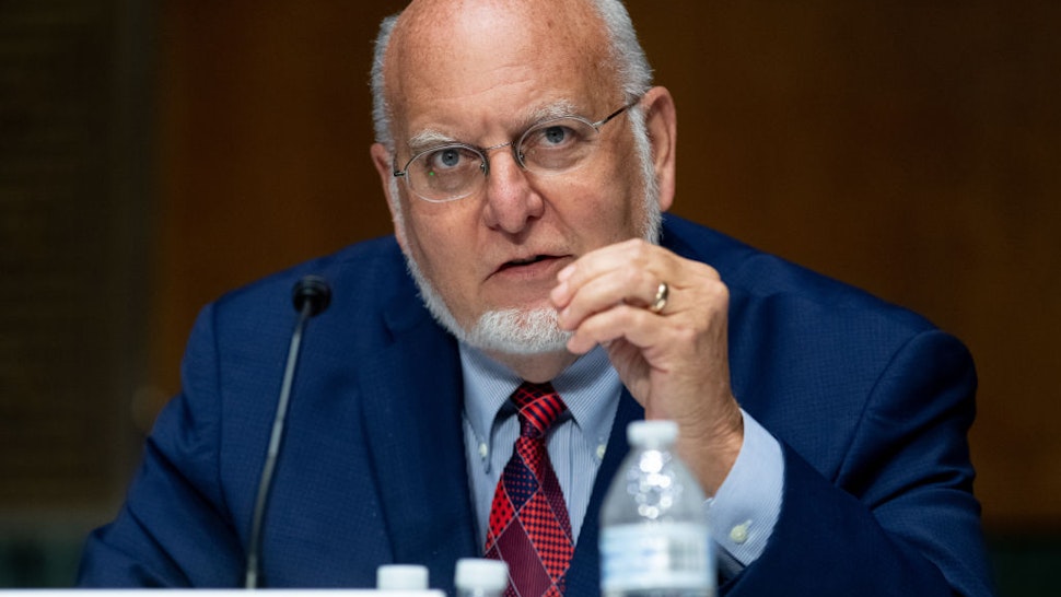 Robert Redfield, director of the Centers for Disease Control and Prevention (CDC), speaks during a Senate Appropriations Subcommittee hearing in Washington, D.C., U.S., on Thursday, July 2, 2020.