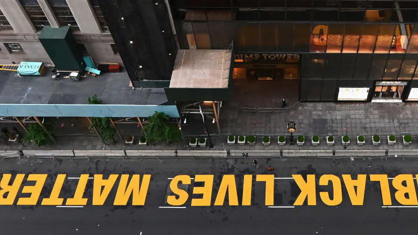 WATCH: Black Woman Pours Paint Over BLM Street Art: ‘All Lives Matter!’ ‘We’re Taking Our Country Back!’ ‘Refund The Police!’