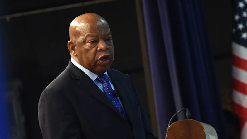 Nashville Public Library Awards Civil Right Icon Congressman John Lewis Literary Award Nashville Public Library Awards Civil Right Icon Congressman John Lewis Literary Award on November 19, 2016 in Nashville, Tennessee.