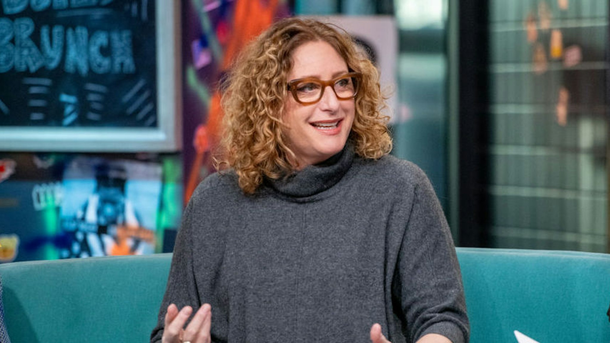 Comedian Judy Gold discusses her podcast and album 'Kill Me Now' with Build Brunch at Build Studio on January 07, 2019 in New York City. (Photo by Roy Rochlin/Getty Images)