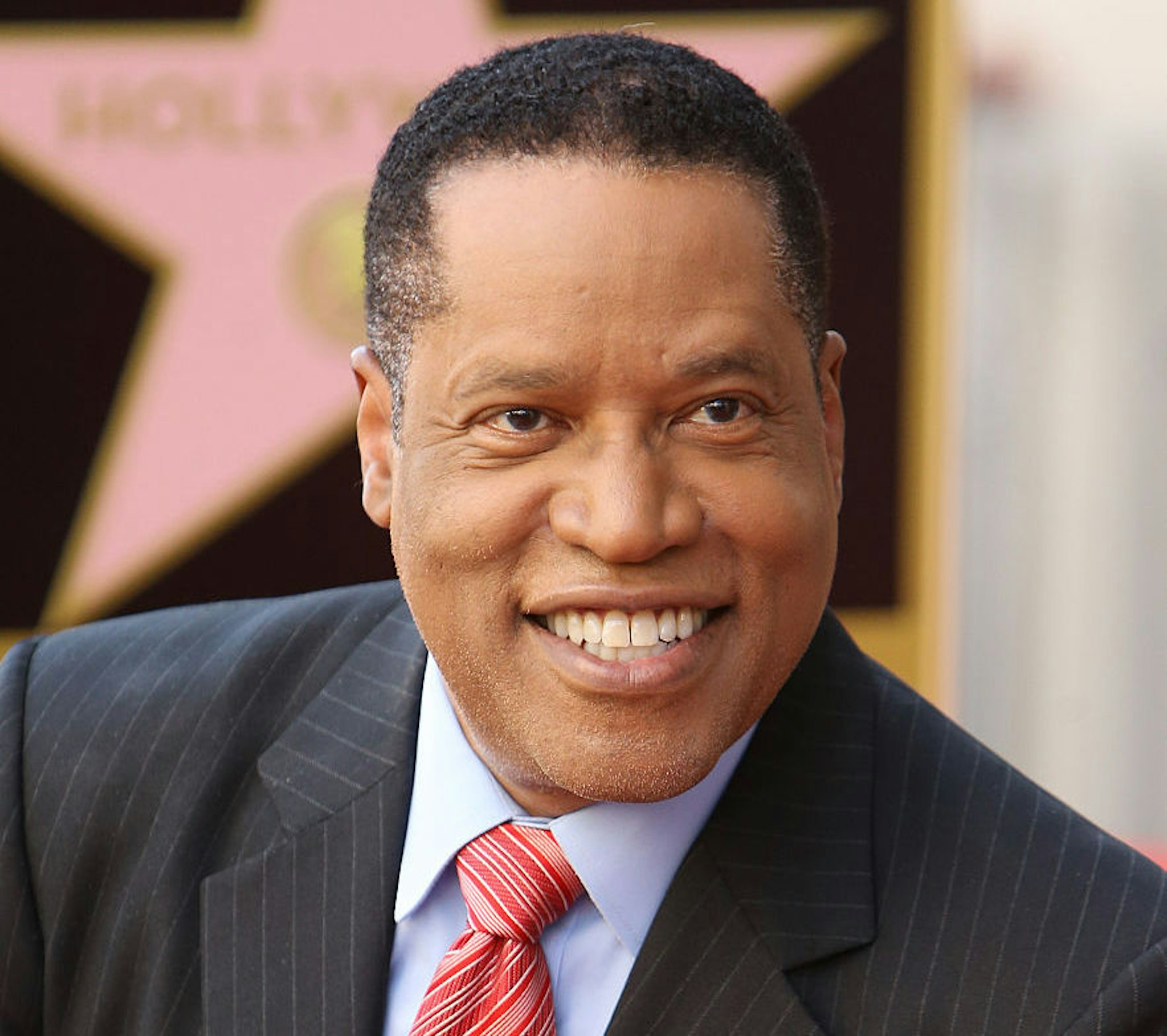 Larry Elder attends the ceremony honoring him with a Star on The Hollywood Walk of Fame on April 27, 2015 in Hollywood, California.