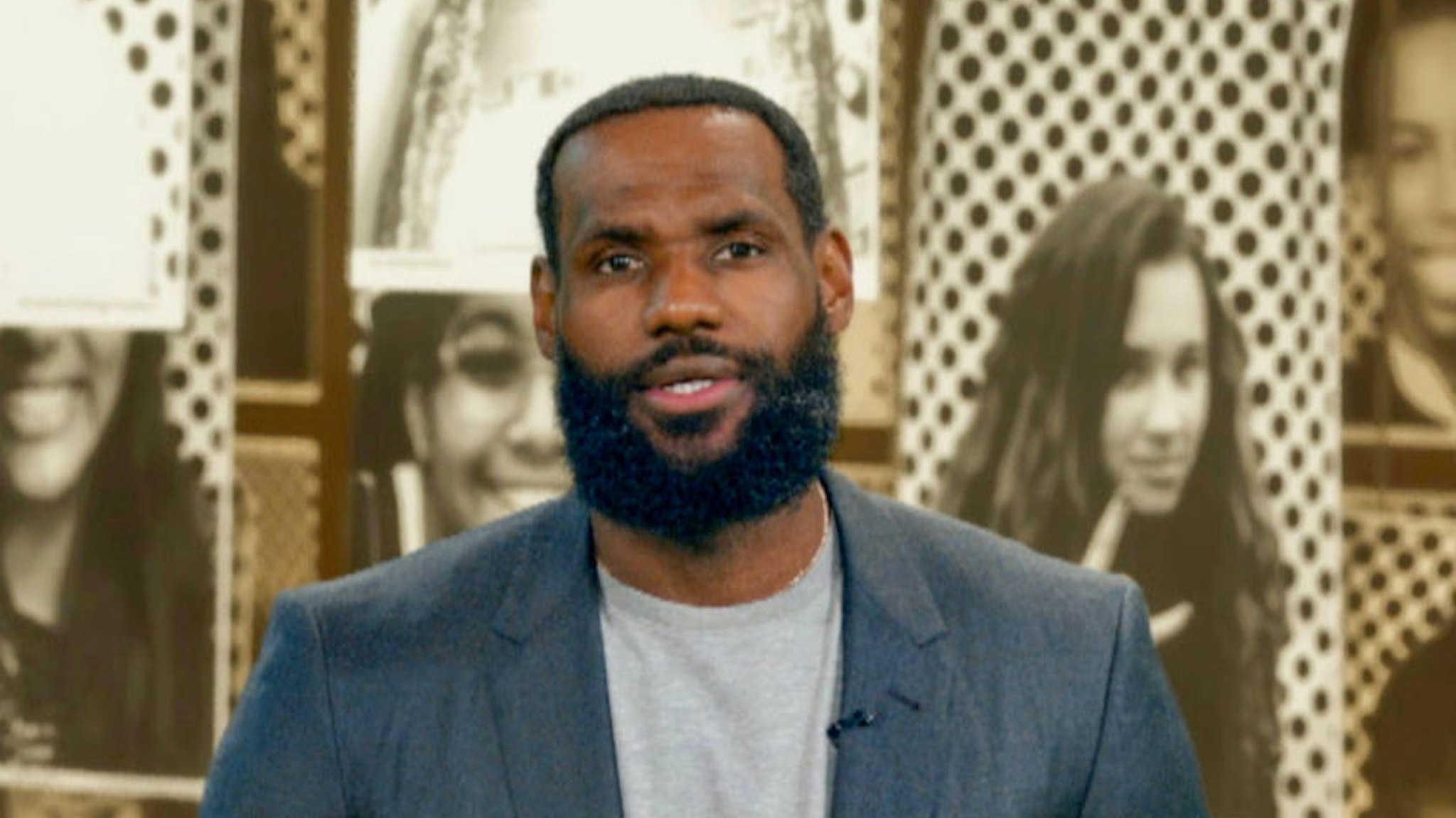 In this screengrab, LeBron James speaks during Graduate Together: America Honors the High School Class of 2020 on May 16, 2020. (Photo by Getty Images/Getty Images for EIF & XQ)