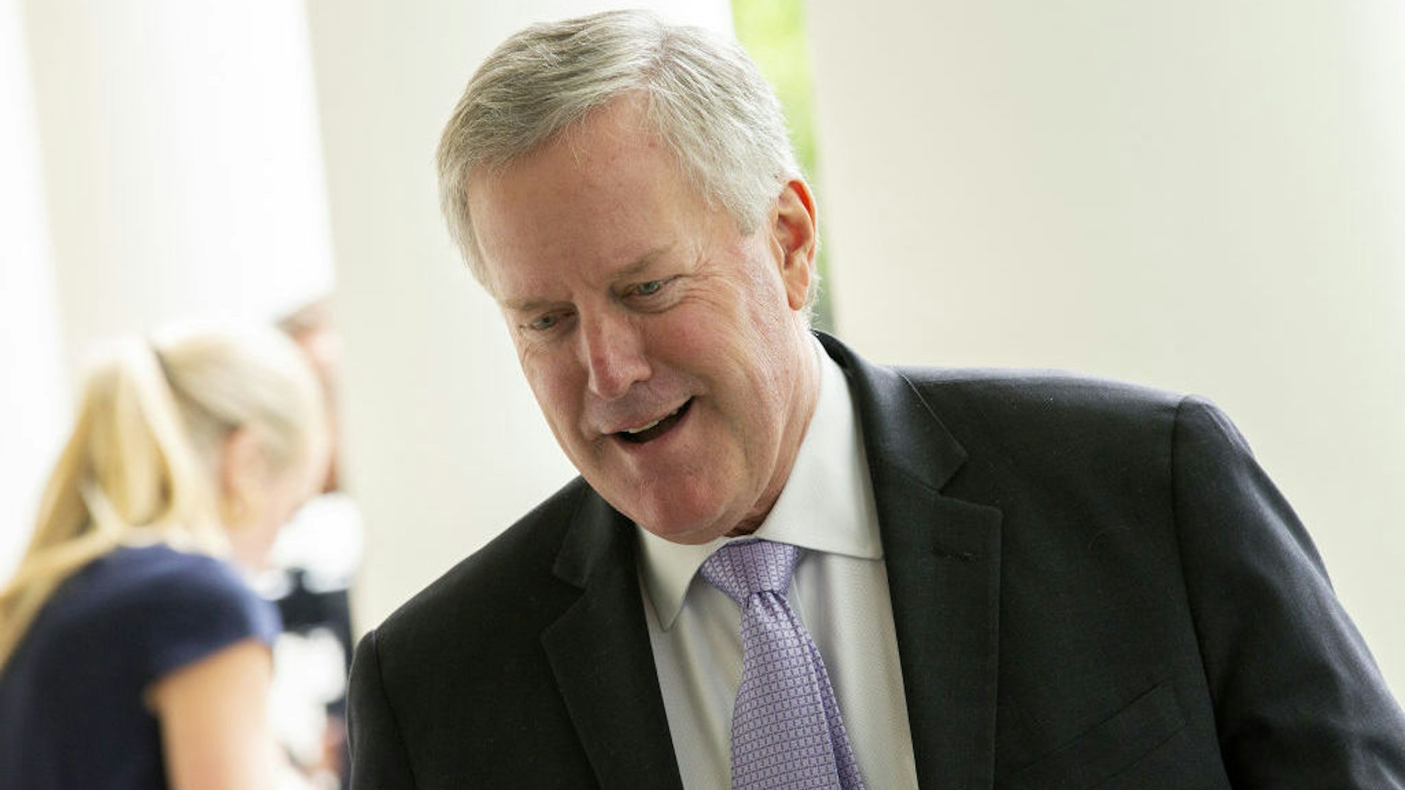 Mark Meadows, White House chief of staff, arrives to the Rose Garden of the White House in Washington, D.C., U.S., on Tuesday, June 16, 2020. Trump said he met with families of Black people killed at the hands of police ahead of the Rose Garden speech where he will sign an executive order to encourage better training on use of force. Photographer: Stefani Reynolds/CNP/Bloomberg