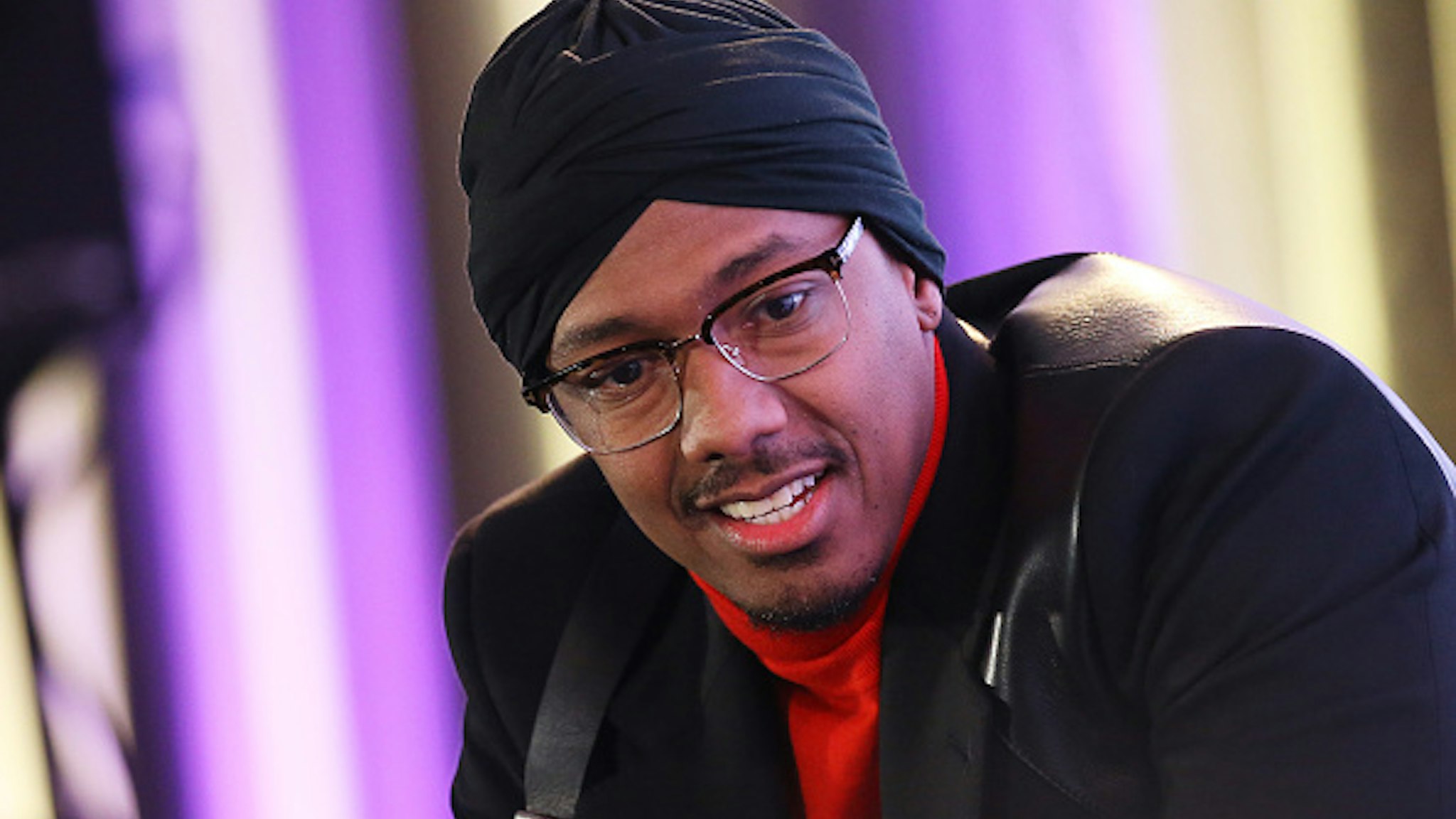 HOLLYWOOD, CALIFORNIA - NOVEMBER 21: Nick Cannon speaks onstage during the Hollywood Chamber of Commerce 2019 State of The Entertainment Industry Conference held at Lowes Hollywood Hotel on November 21, 2019 in Hollywood, California.