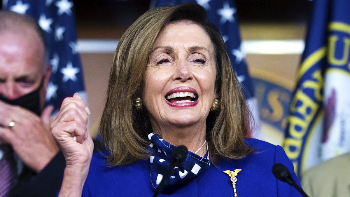 Pelosi Falsely Suggests She Never Called Federal Officers ‘Stormtroopers’, Appears To Mock Barr’s Weight
