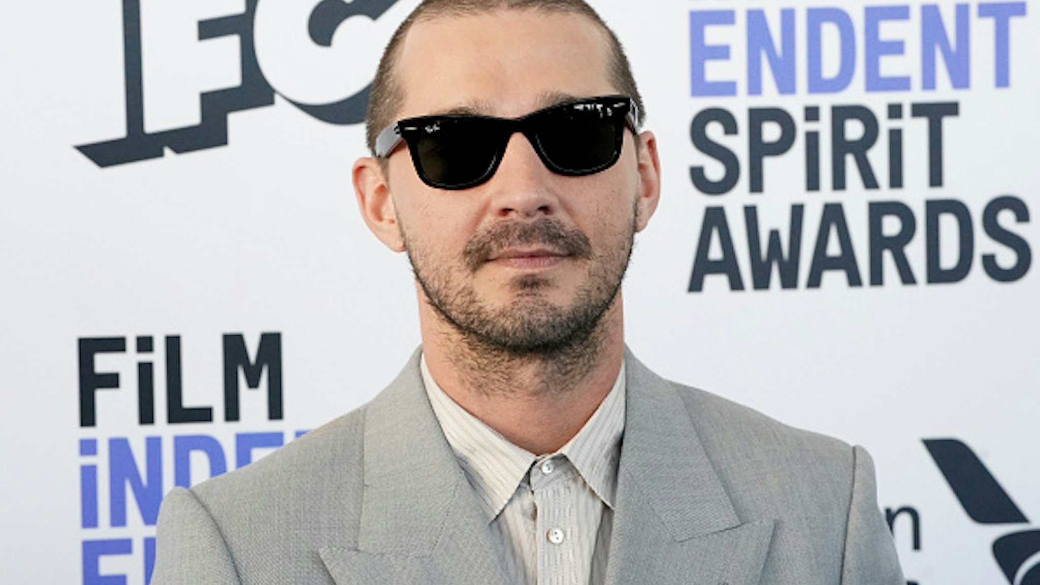 SANTA MONICA, CALIFORNIA - FEBRUARY 08: Shia LaBeouf attends the 2020 Film Independent Spirit Awards on February 08, 2020 in Santa Monica, California.