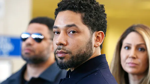 Jussie Smollett Attends BLM Protest Outside Trump Tower