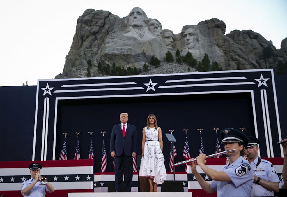 Media Outlets Describe Trump’s Rushmore Speech As ‘Dark’ And ‘Divisive’