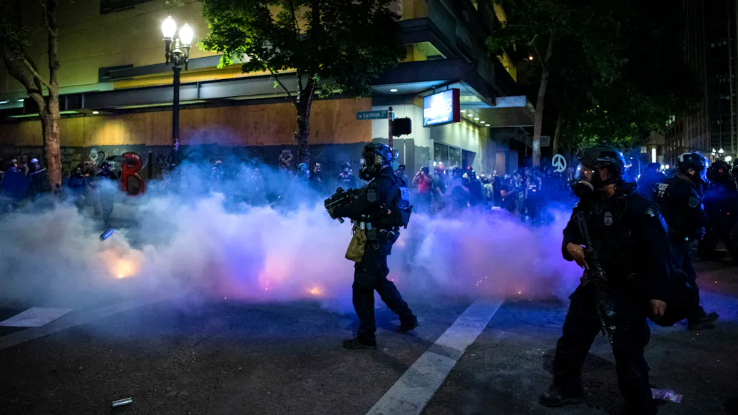WATCH: Activists Get In Violent Struggle With Police While Marching Through Oregon Suburb, Confronted By Residents