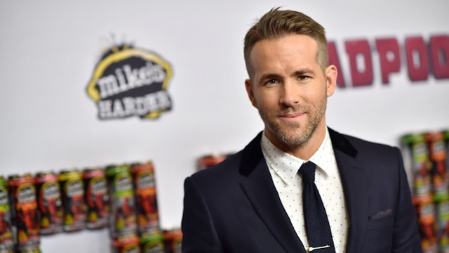 Actor Ryan Reynolds attends the "Deadpool" fan event at AMC Empire Theatre on February 8, 2016 in New York City.