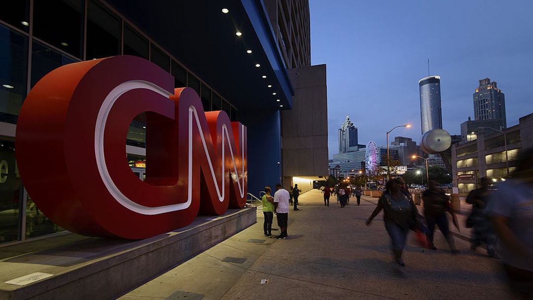 Atlanta, GA. August 2, 2014. CNN Center signage. Photo by Michael A. Schwarz