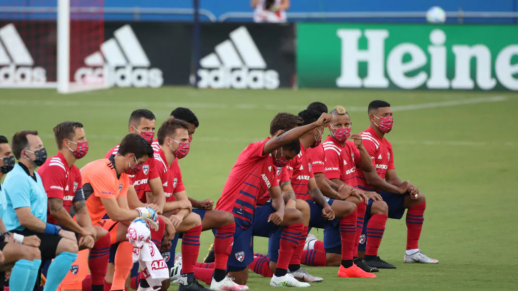 Pro Soccer Fans In Texas Boo As Players Kneel For The National Anthem