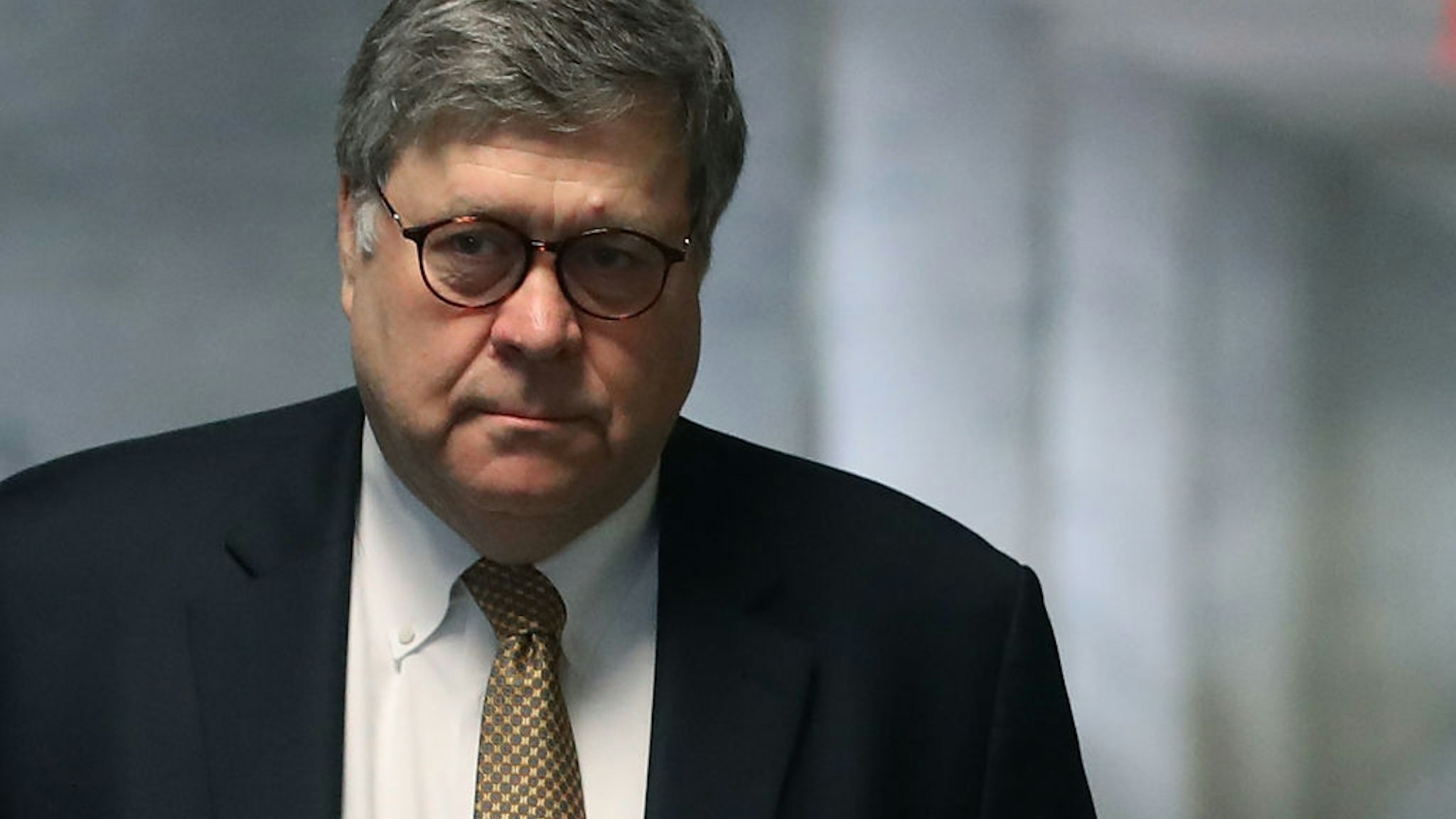 WASHINGTON, DC - JANUARY 29: Attorney General nominee William Barr arrives on Capitol Hill for a meeting with Sen. Bill Cassidy (R-LA), on January 29, 2019 in Washington, DC. Today Mr. Barr has several closed meetings scheduled with Senators. (Photo by Mark Wilson/Getty Images)WASHINGTON, DC - JANUARY 29: Attorney General nominee William Barr arrives on Capitol Hill for a meeting with Sen. Bill Cassidy (R-LA), on January 29, 2019 in Washington, DC. Today Mr. Barr has several closed meetings scheduled with Senators. (Photo by Mark Wilson/Getty Images)
