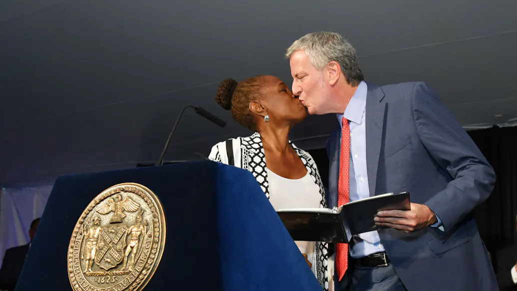 While De Blasio Mulls Cutting 22,000 Jobs, His Wife’s Staff Cost Roughly $2 Million, Report Says