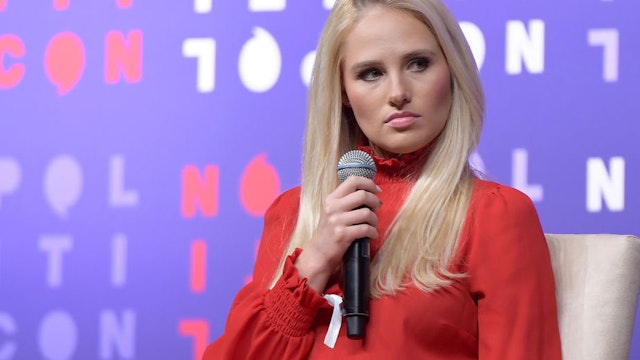 Tomi Lahren speak onstage during the 2019 Politicon at Music City Center on October 26, 2019 in Nashville, Tennessee.