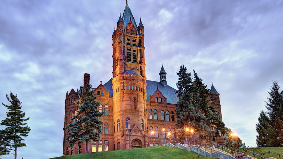 Crouse College Syracuse University - stock photo