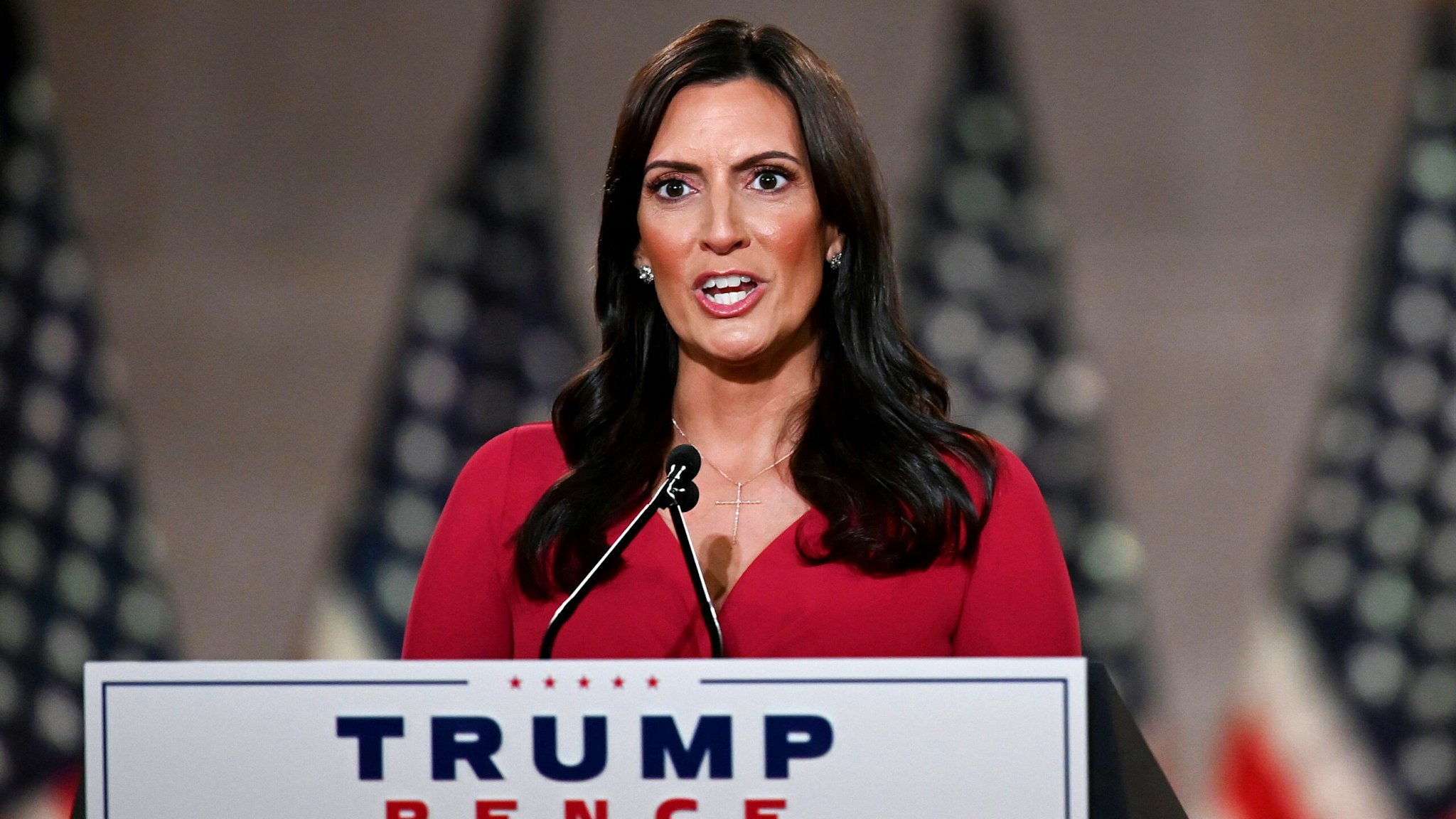 Lieutenant Governor of Florida Jeanette Nunez speaks during the second day of the Republican convention at the Mellon auditorium on August 25, 2020 in Washington, DC.
