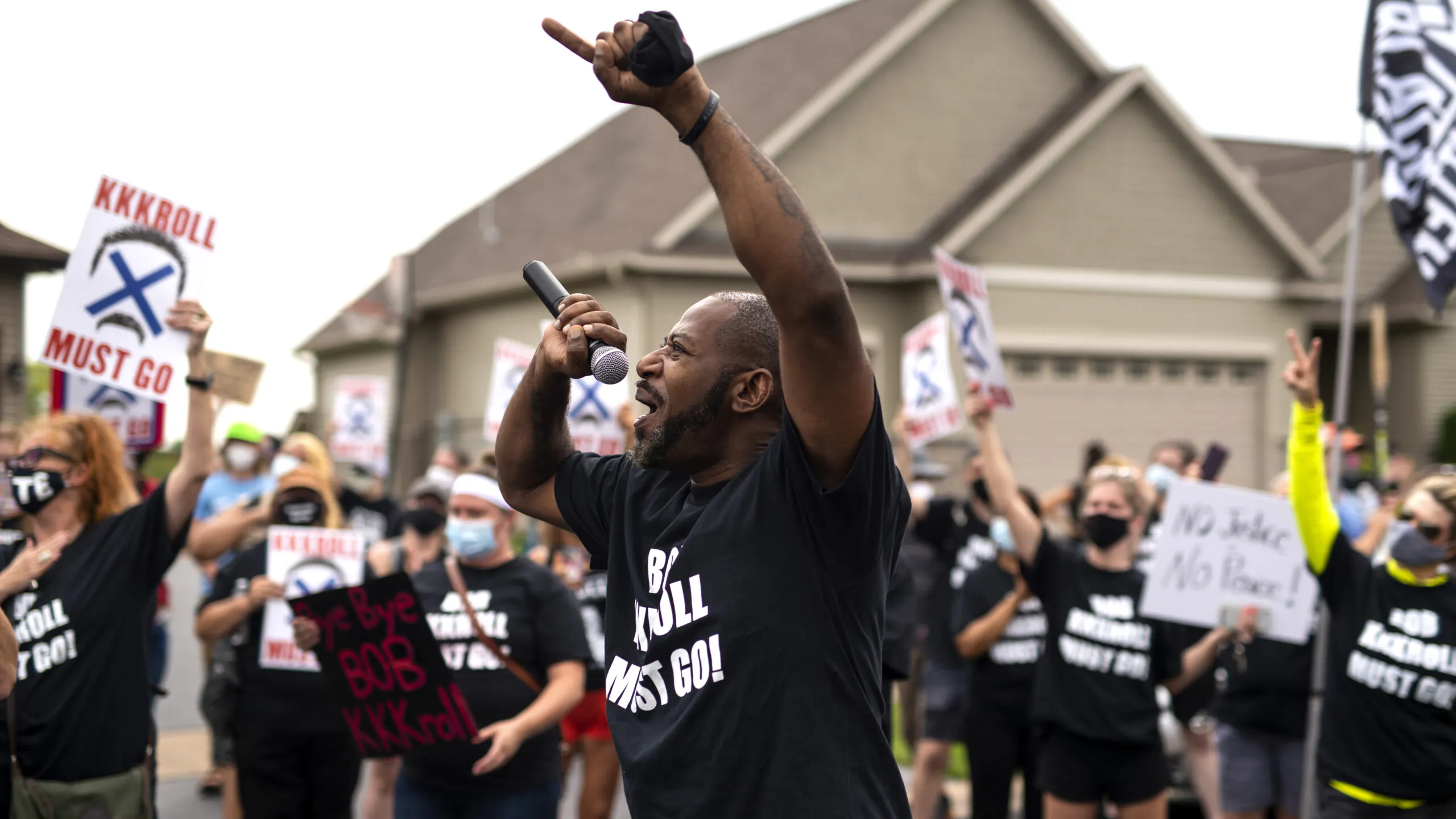 Democrat Leads Vulgar Protest At Police Union President’s Home: ‘We Coming For What’s Ours!’