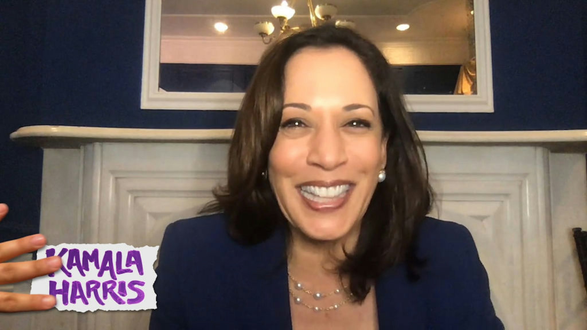 WATCH WHAT HAPPENS LIVE WITH ANDY COHEN @ HOME -- Episode 17108 -- Pictured in this screen grab: Kamala Harris -- (Photo by: Bravo/NBCU Photo Bank via Getty Images)