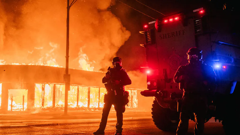 CNN’s Chris Cillizza Says Trump’s ‘Riots’ References Show Desperation. There’s A Burning Building In His Tweet.