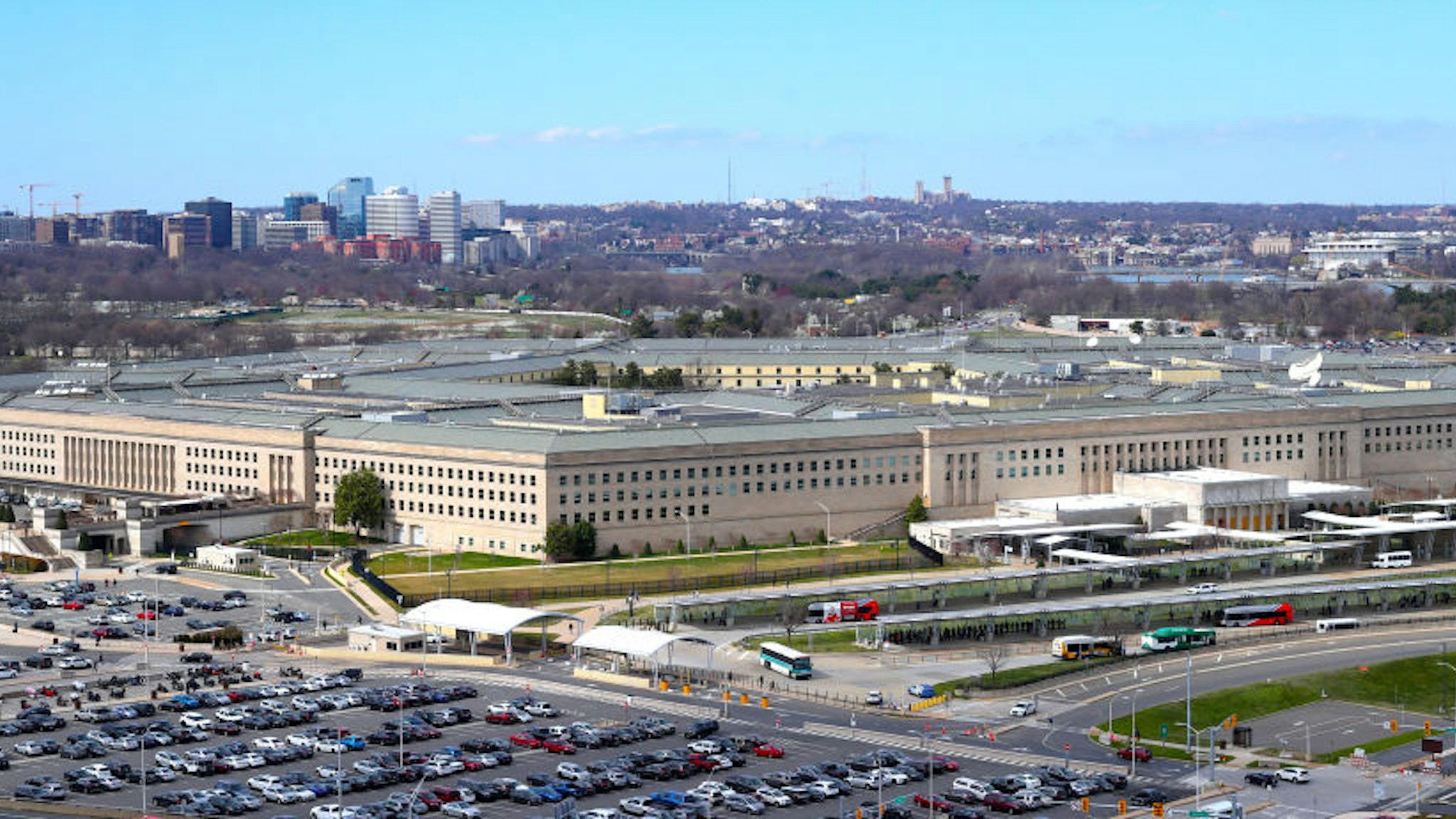 A general view of of the Pentagon ,headquarters of the US Department of Defense in Washington DC.