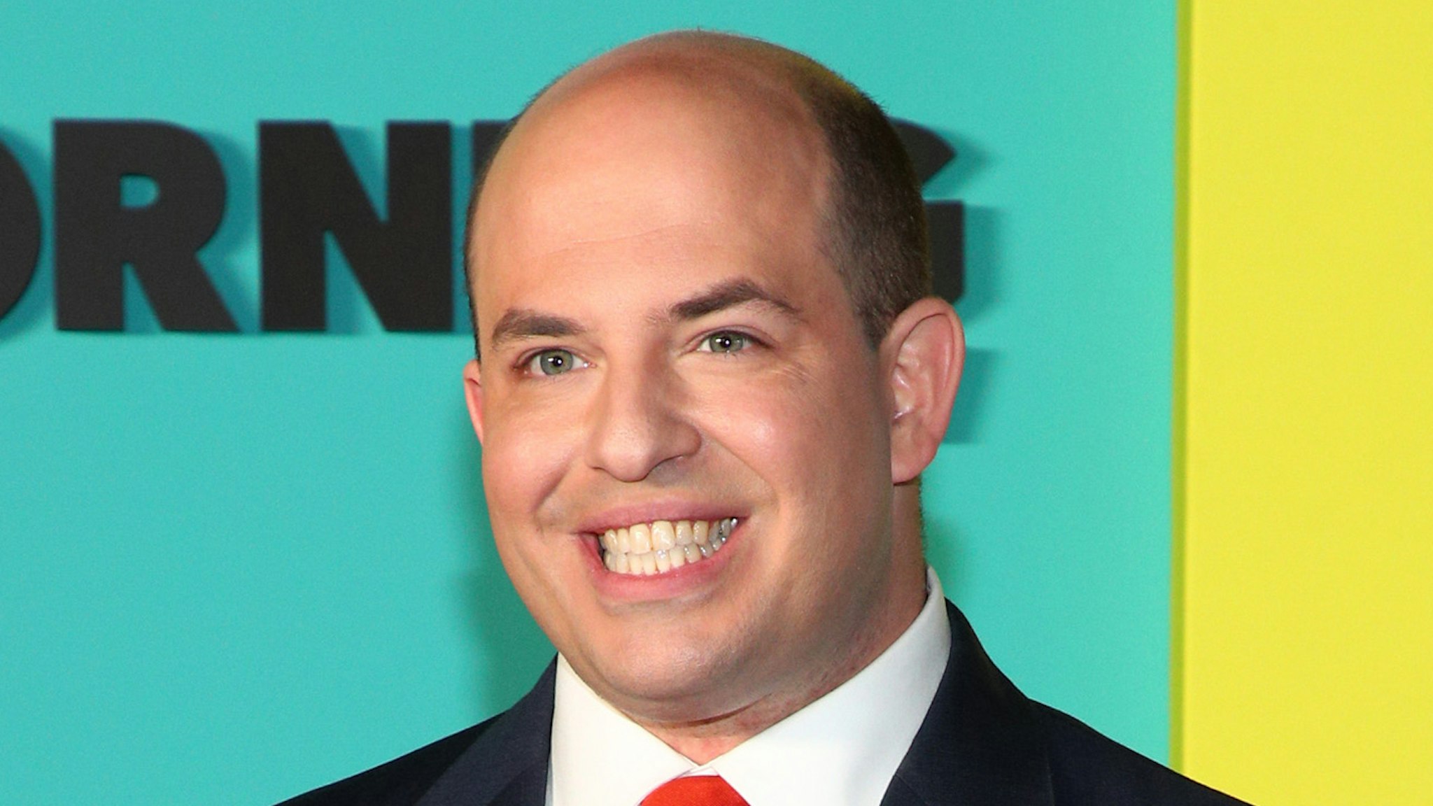 NEW YORK, NEW YORK - OCTOBER 28: Brian Stelter attends the Apple TV+'s "The Morning Show" World Premiere at David Geffen Hall on October 28, 2019 in New York City.