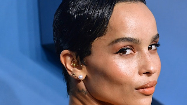 US actress Zoe Kravitz arrives for the 26th Annual Screen Actors Guild Awards at the Shrine Auditorium in Los Angeles on January 19, 2020.