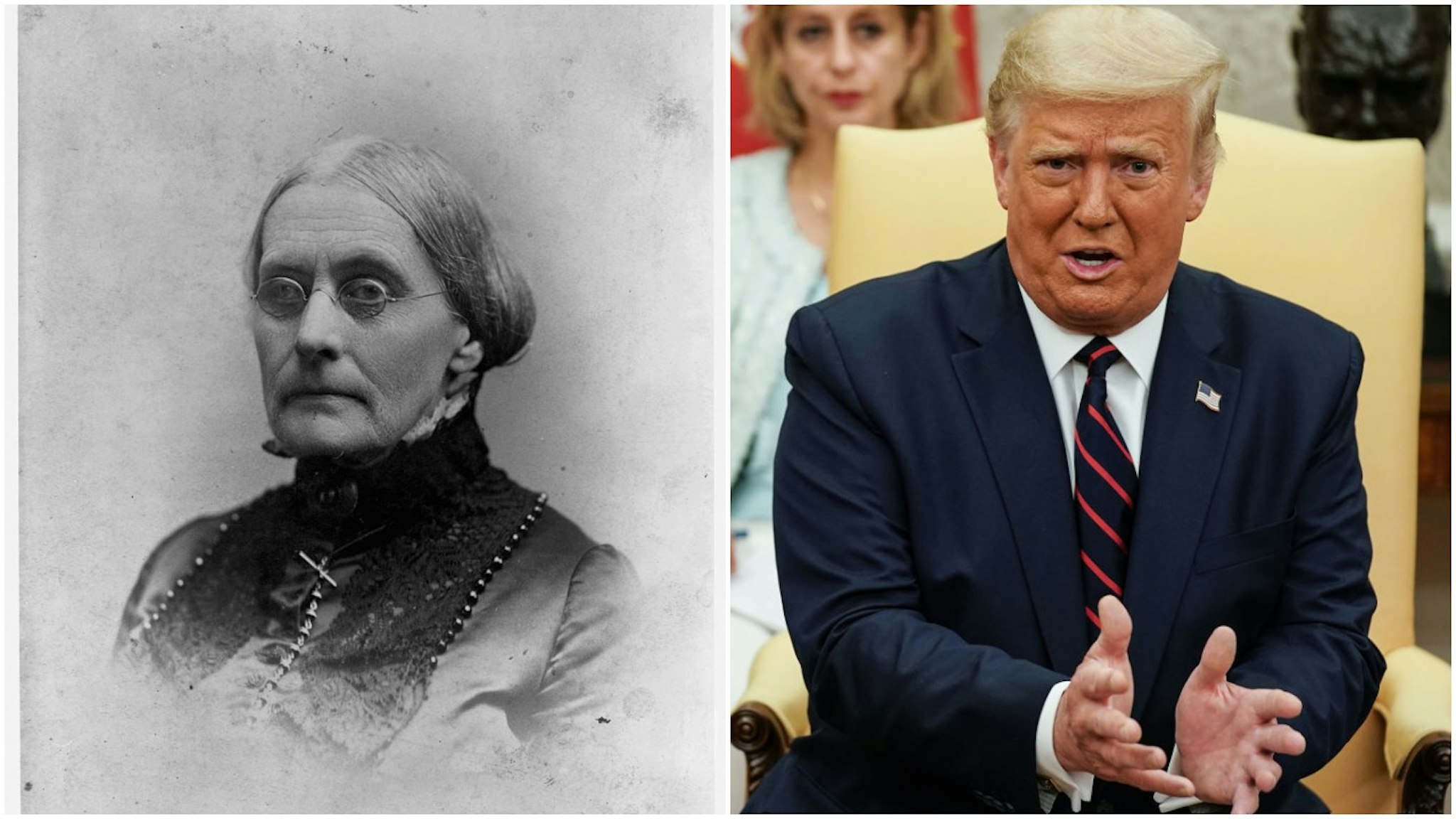 Susan B. Anthony and Trump