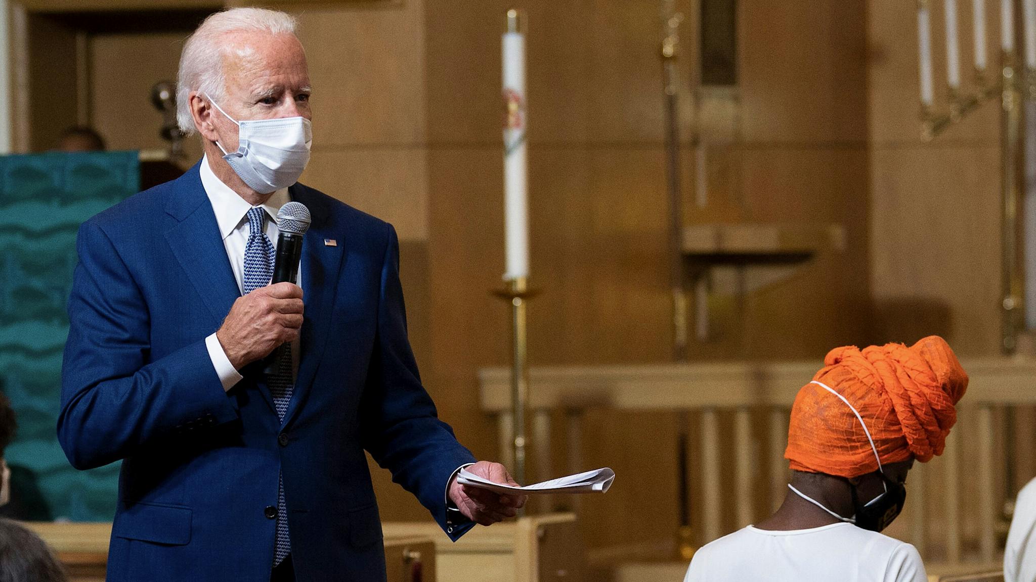 US-politics-racism-vote Highlights from Biden’s trip to Kenosha to meet with Jacob Blake family Biden Tells Audience: ‘They’ll Shoot Me’ Woman Told She Had To Read Off Script