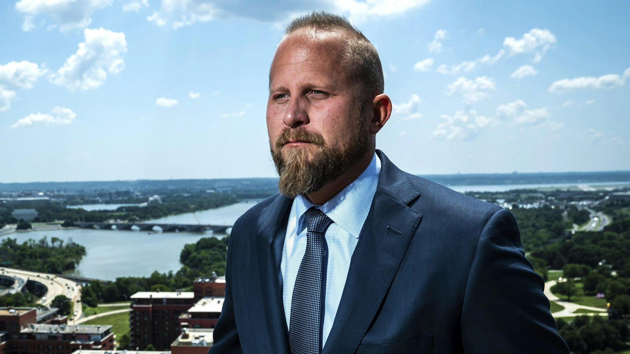 ARLINGTON, VA - JULY 25 : Campaign Manager for President Donald J. Trump's 2020 Presidential Campaign Brad Parscale poses for a portrait at the Northern Virginia campaign headquarters on Thursday, July 25, 2019 in Arlington, VA.