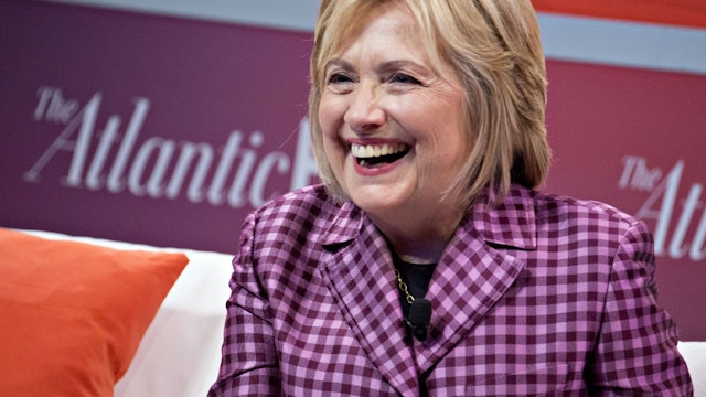 Hillary laughing