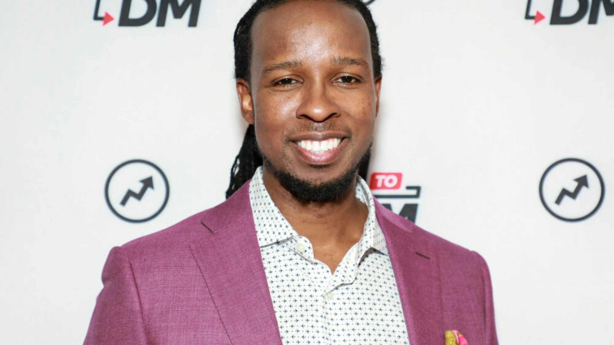 NEW YORK, NY - MARCH 10: (EXCLUSIVE COVERAGE) IBRAM X KENDI visits BuzzFeed's "AM To DM" on March 10, 2020 in New York City. (Photo by )