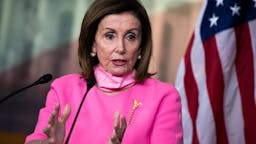 Nancy Pelosi Speaker of the House Nancy Pelosi, D-Calif., conducts a news conference in the Capitol Visitor Center on Thursday, June 4, 2020.