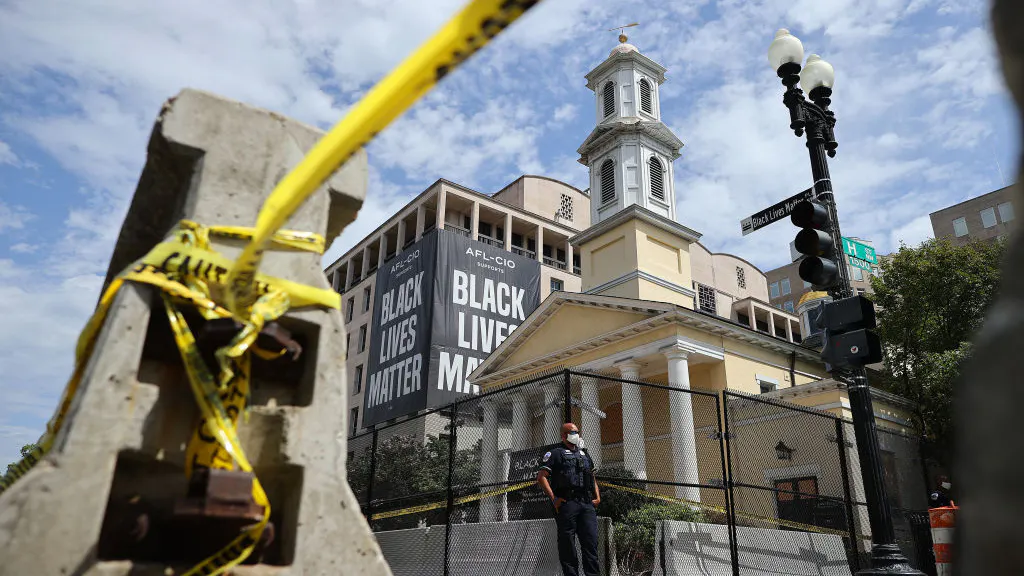 ‘God Loves Us All’: St. John’s Church In D.C. Puts Up Racial Justice-Themed Murals