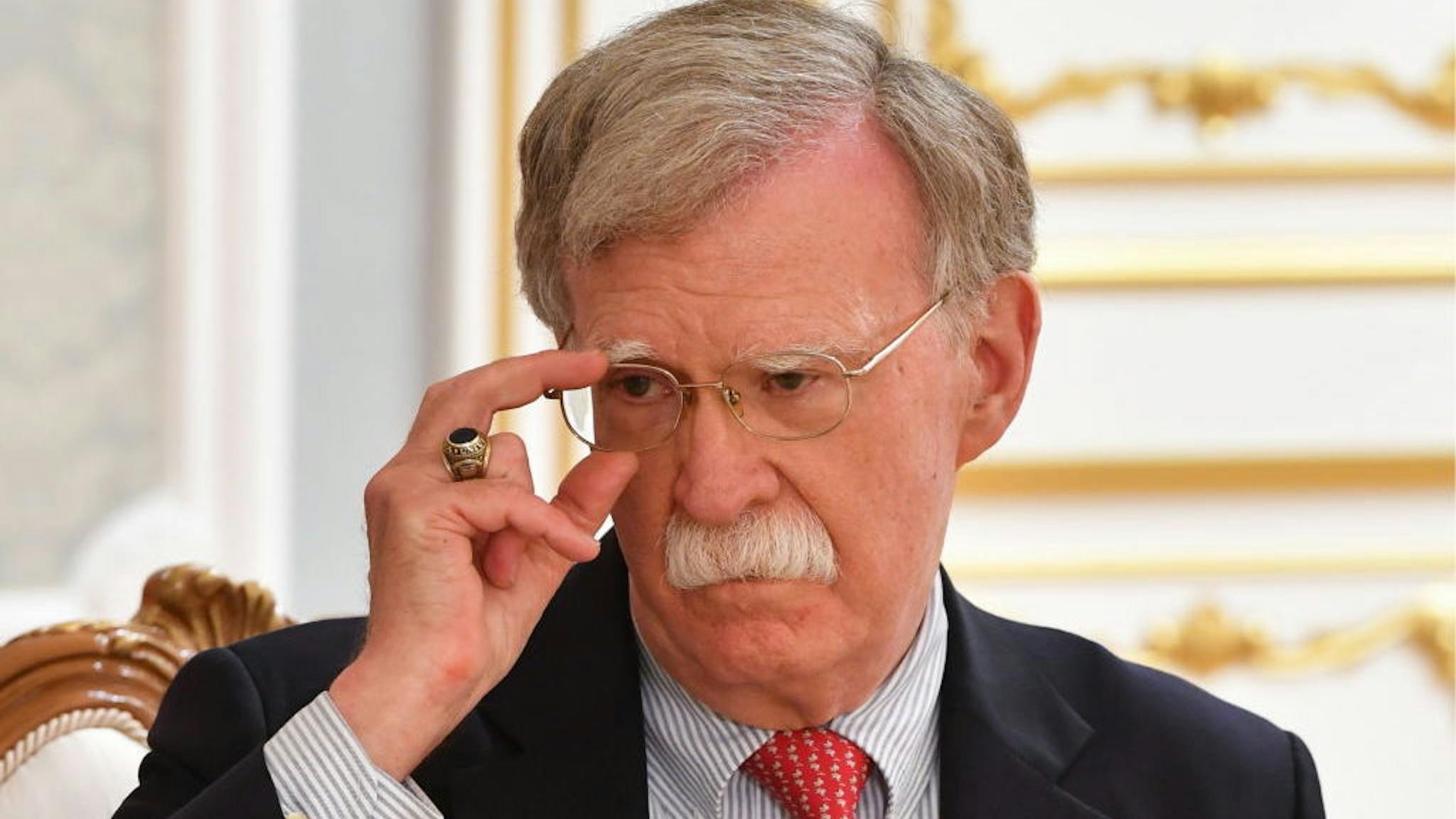 John Bolton MINSK, BELARUS - AUGUST 29, 2019: US National Security Advisor John Bolton during a meeting with Belarus' President Alexander Lukashenko. Yuri Oreshkin/BelTA/TASS (Photo by Yuri OreshkinTASS via Getty Images)