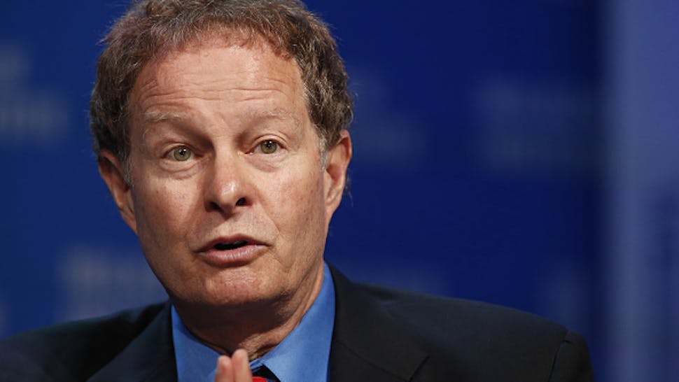 John Mackey, co-founder and co-chief executive officer of Whole Foods Market Inc., speaks during the annual Milken Institute Global Conference in Beverly Hills, California, U.S., on Monday, May 2, 2016. The conference gathers attendees to explore solutions to today's most pressing challenges in financial markets, industry sectors, health, government and education.
