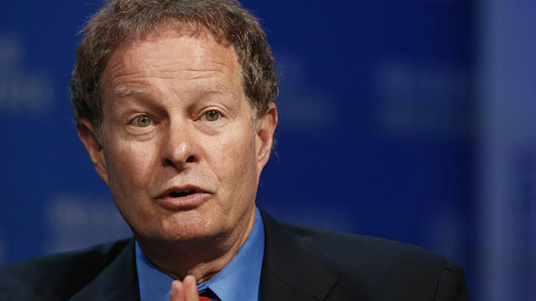 John Mackey, co-founder and co-chief executive officer of Whole Foods Market Inc., speaks during the annual Milken Institute Global Conference in Beverly Hills, California, U.S., on Monday, May 2, 2016. The conference gathers attendees to explore solutions to today's most pressing challenges in financial markets, industry sectors, health, government and education.