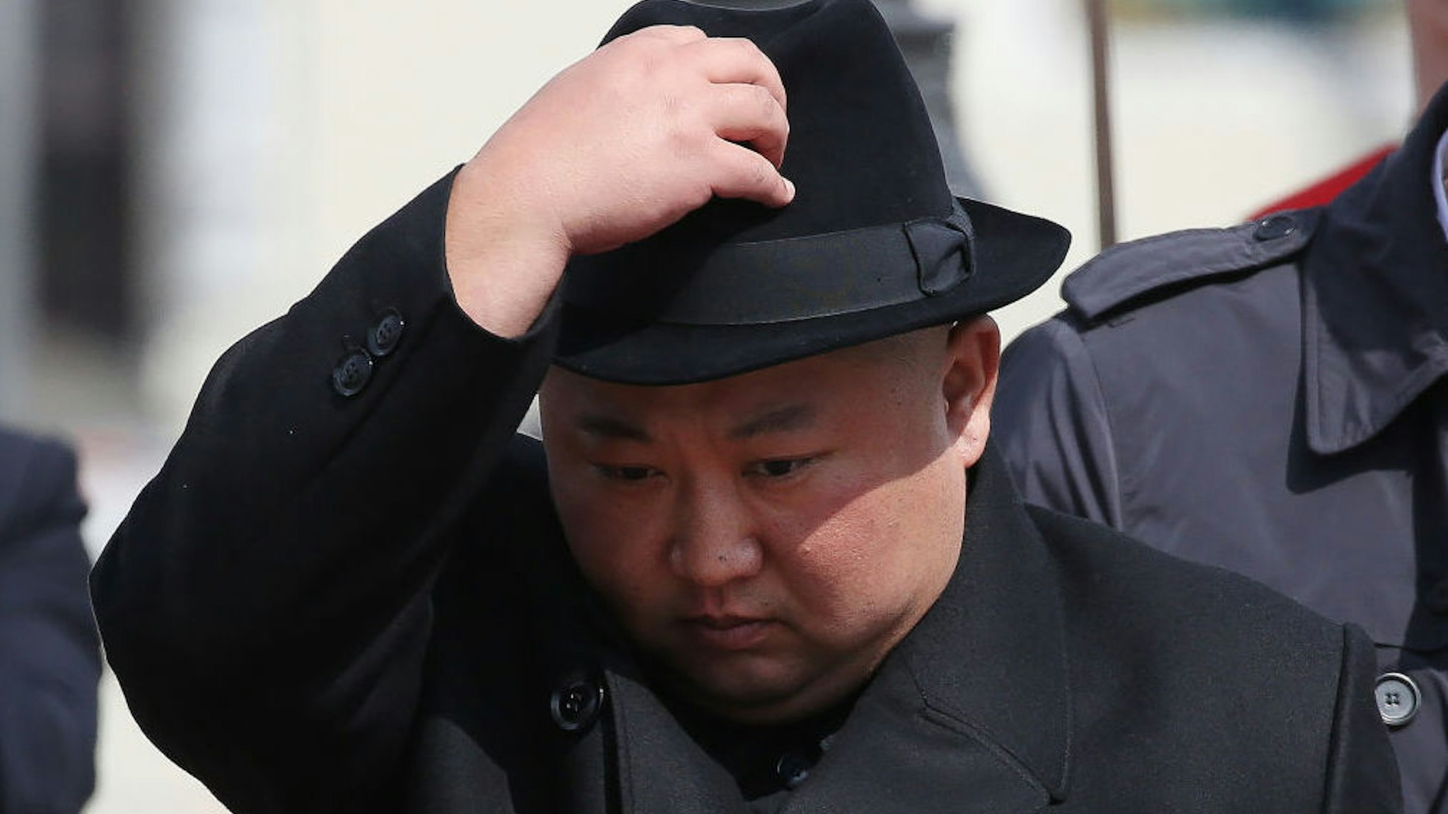 Bloomberg Pictures Of The Year 2019: Polarizing Power. Kim Jong Un, North Korea's leader, prepares for his departure to North Korea at the railway station in Vladivostok, Russia, on Friday, April 26, 2019. It's been decades since the realm of global power brokers has been dominated by such polarizing figures and issues. One man, US President Donald Trump, love him or loathe him, was rarely out of the headlines.