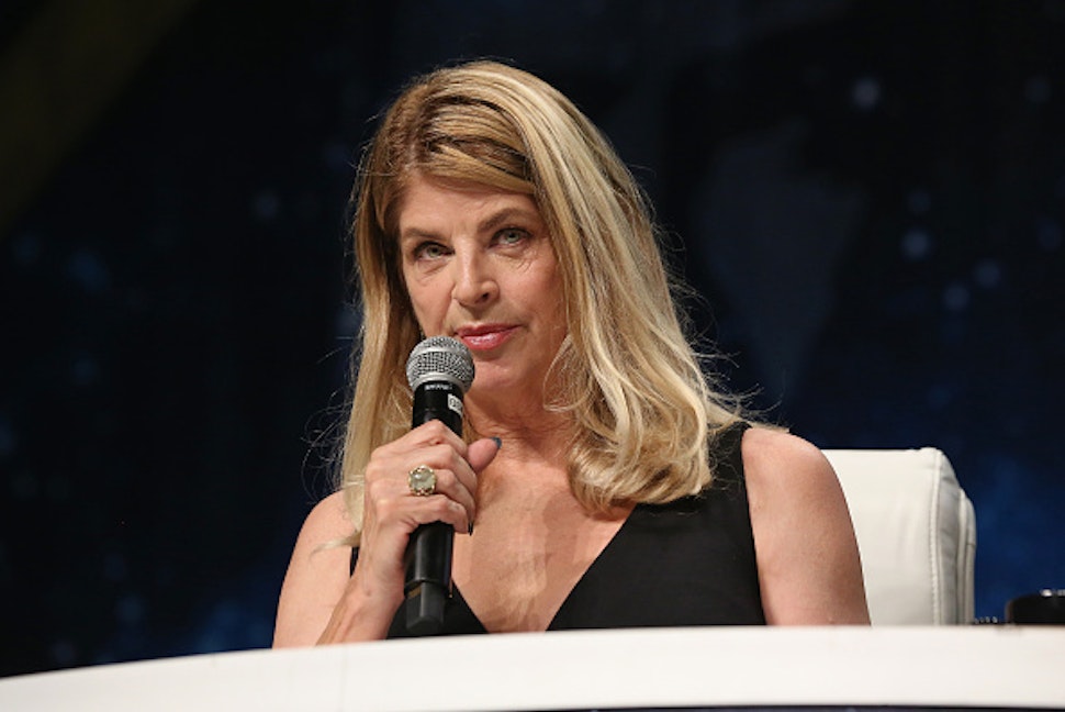 LAS VEGAS, NV - AUGUST 05: Actress Kirstie Alley speaks during the 15th annual official Star Trek convention at the Rio Hotel & Casino on August 5, 2016 in Las Vegas, Nevada.